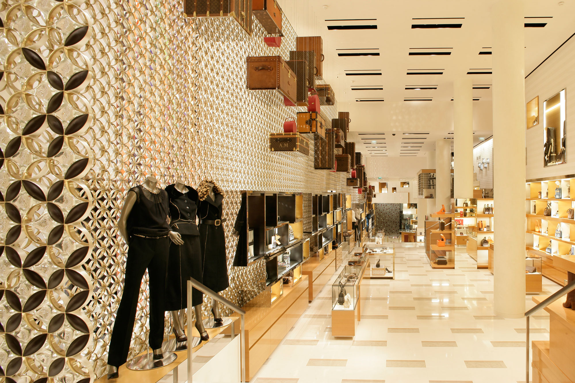 vuitton store interior design