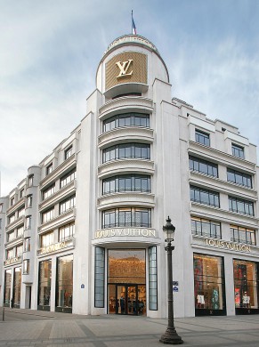 Building of Louis Vuitton in Paris Editorial Stock Image - Image